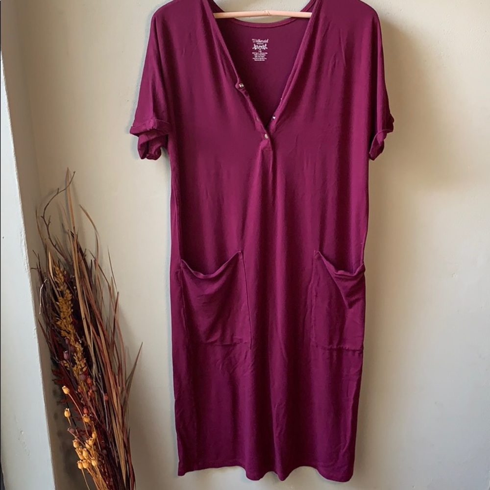 Milkmaid Goods Red Nursing Gown Dress Nightgown